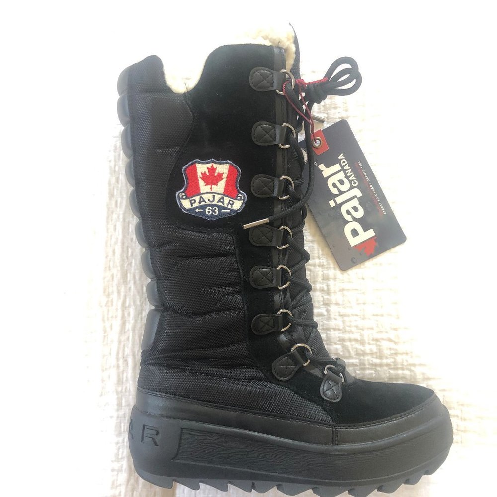 NWT BLACK Pajar Greenland Boots 6.5 in box